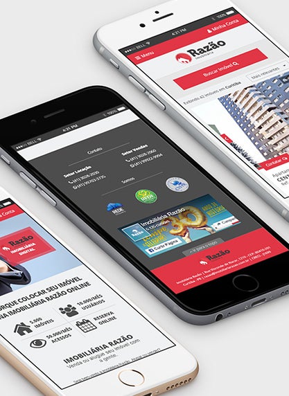 Imobiliária Razão Sistema, app e website imobiliário